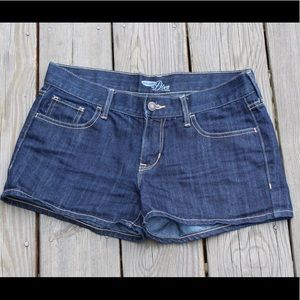 Size 4 Dark Wash Jean Shorts